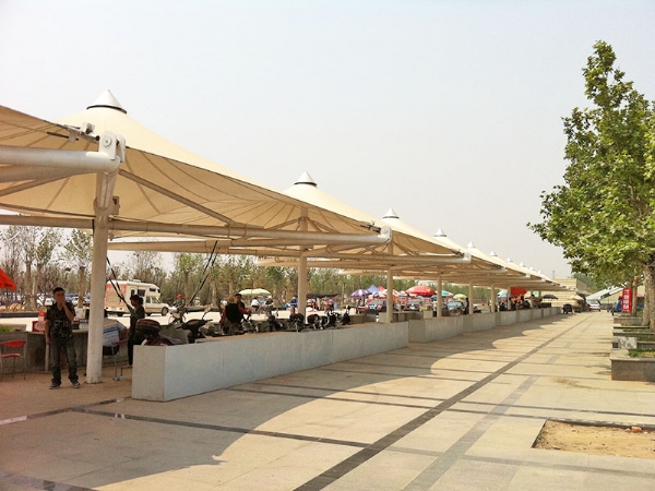 膜結(jié)構(gòu)通道遮陽