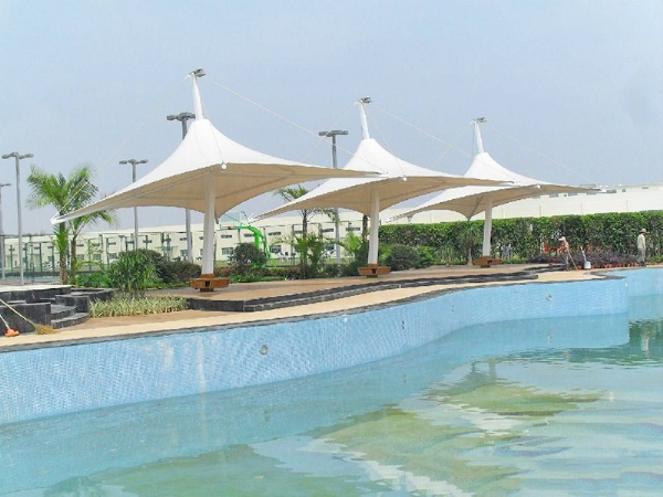 膜結(jié)構(gòu)泳池遮陽