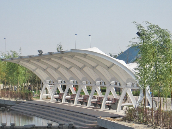 膜結(jié)構(gòu)泳池遮陽