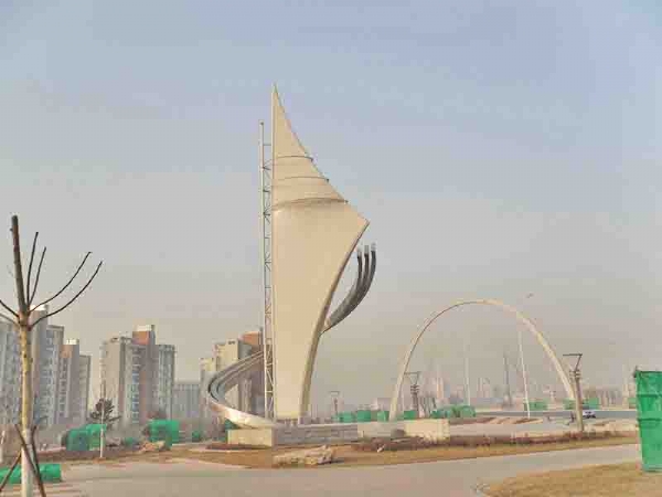 膜結構廣場景觀小品