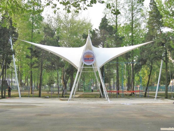 膜結構廣場景觀小品