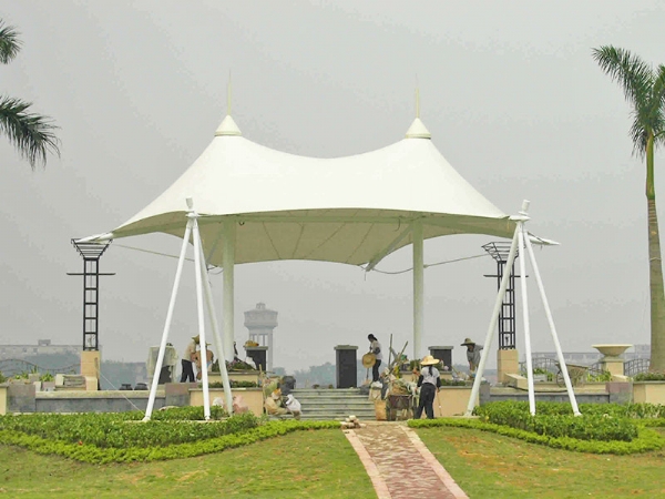 膜結構廣場景觀小品