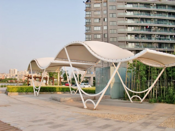 膜結構廣場景觀小品