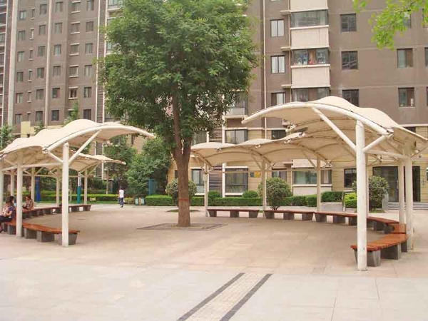 膜結構廣場景觀小品