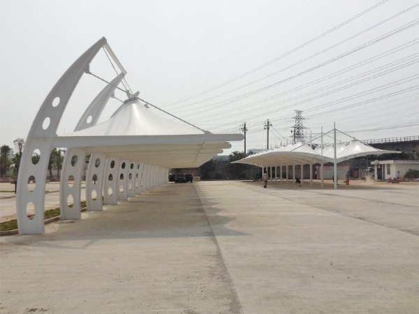 膜結構汽車棚