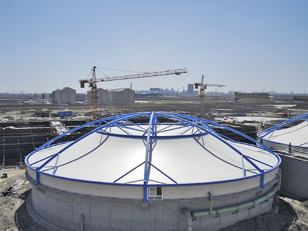 膜結(jié)構(gòu)污水池環(huán)保加蓋